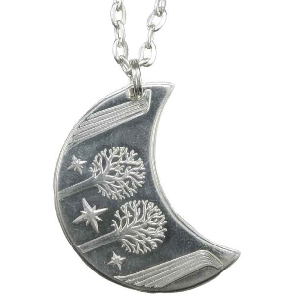 Rivendell Silver Moon Necklace