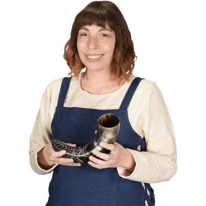 Harvest Drinking Horn with Stand