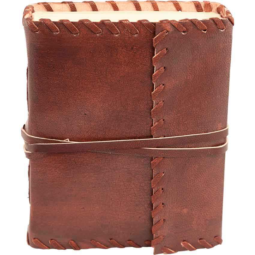 Ottoman Embroidery ハードカバー　jd3 Stitched Edge Leather Journal - HW-700306 - Medieval