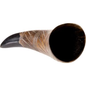 Alfheim Carved Drinking Horn