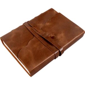 Scalloped Cover Medieval Leather Journal
