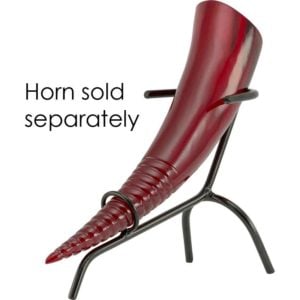 Iron Drinking Horn Stand