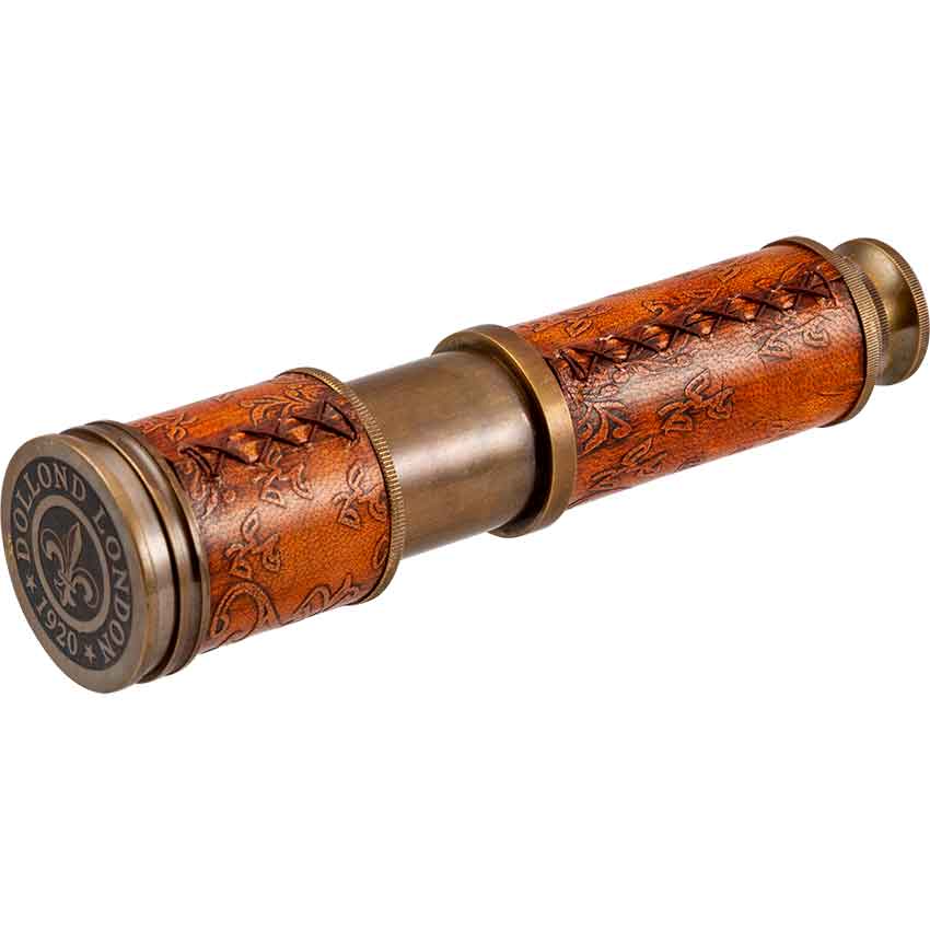 Engraved Brass Telescope HW701250 Medieval Collectibles