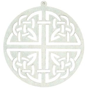 Intricate Celtic Knot Ornament Set of 6