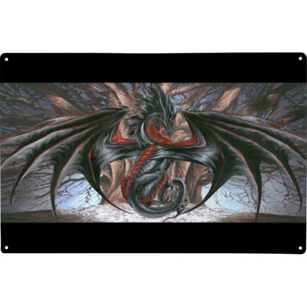 Malice Dragon Metal Sign