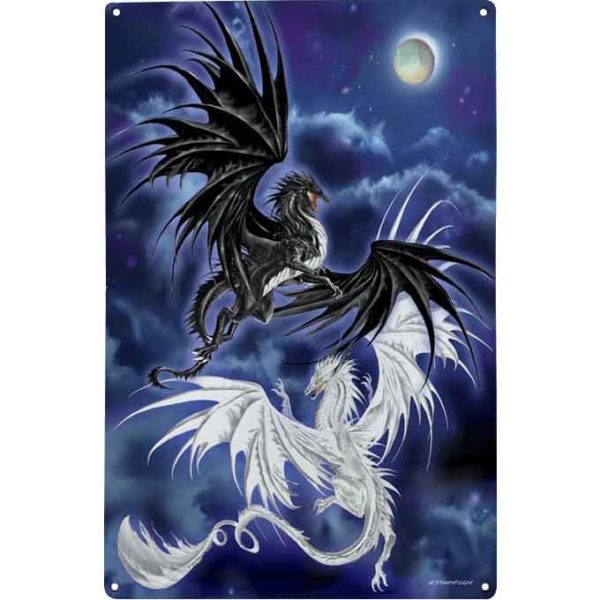 Twilight Duel Dragon Metal Sign