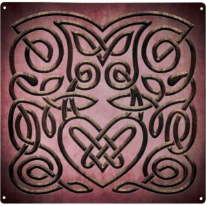 Love Knot Metal Sign