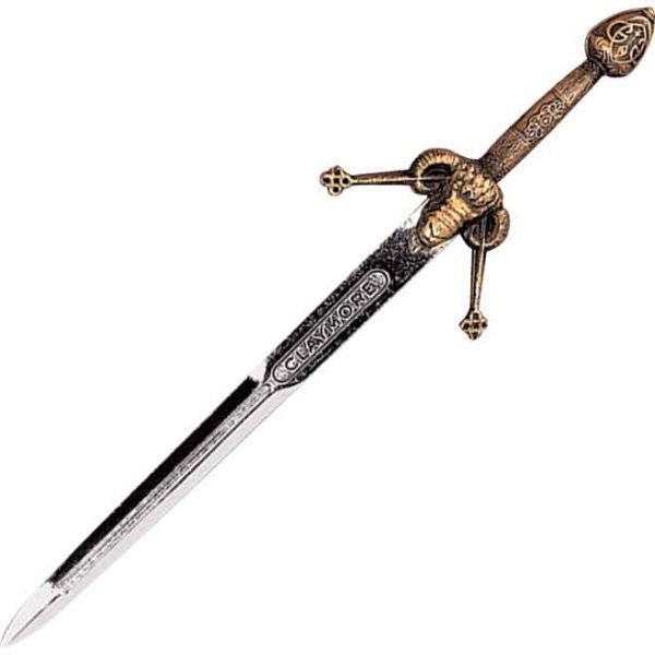 Bronze Claymore Letter Opener