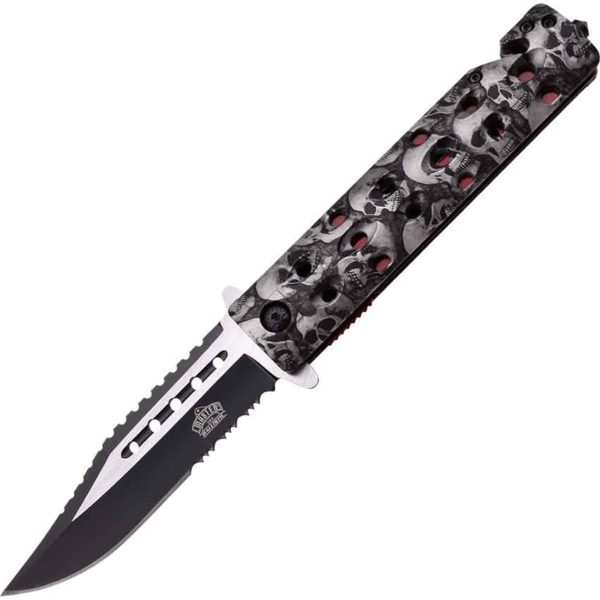 Silver Skull Camo Blade