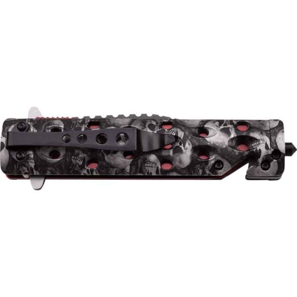 Silver Skull Camo Blade