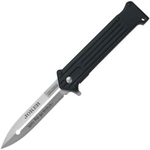 Quote the Joker Silver Folding Knife