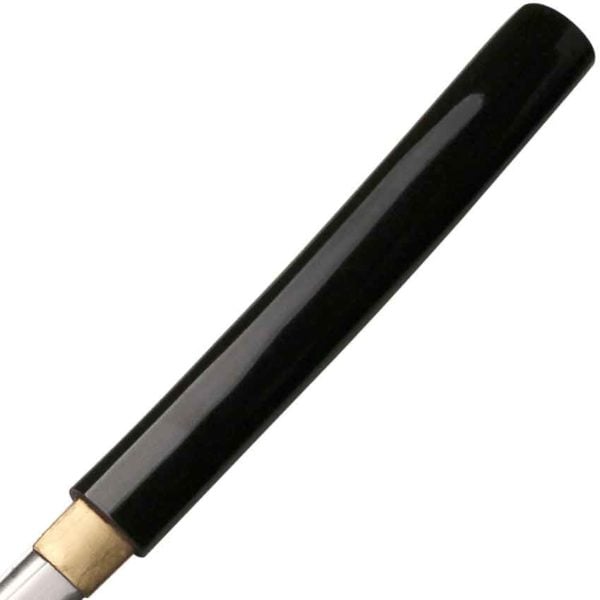 Black Wood Shirasaya with Lacquer Scabbard