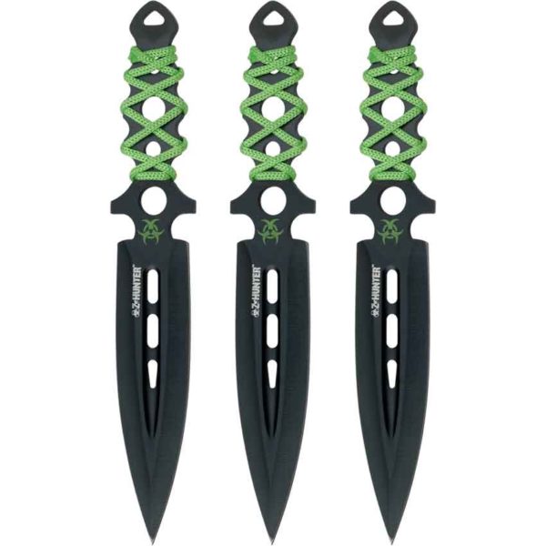 Cord Wrapped Zombie Throwing Knife Set