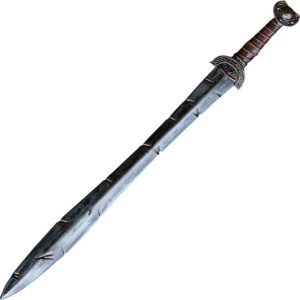 Battleworn Celtic Leaf LARP Sword - 100 cm