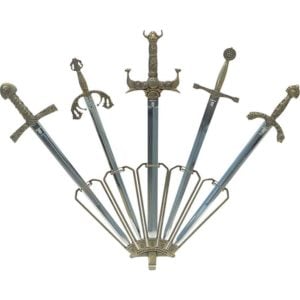 Set of 5 Letter Openers with Stand