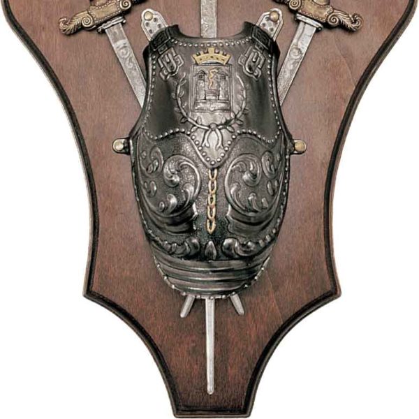 Medieval Weapons Display Plaque