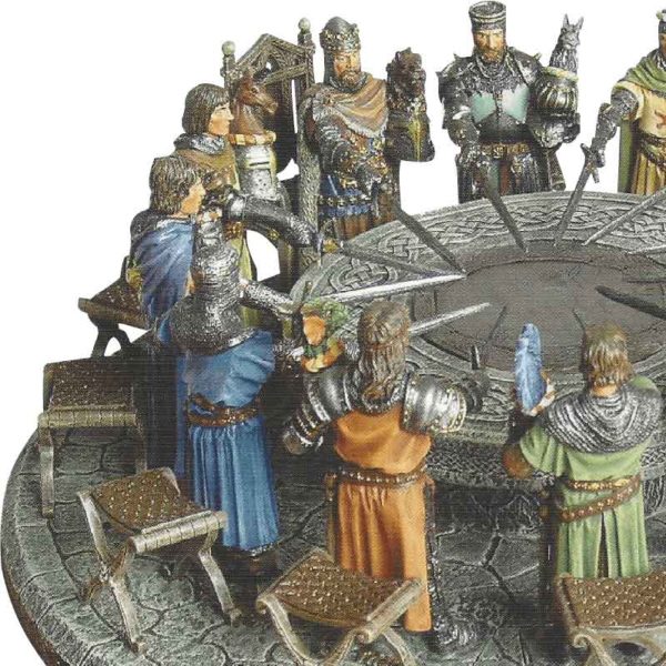 Hand Painted Knights of the Round Table Display