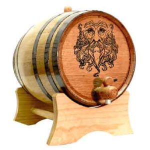 Green Man 2 Liter Oak Barrel