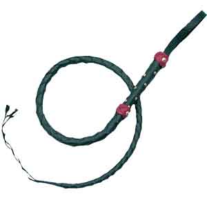Mini Black Split Hide Bullwhip
