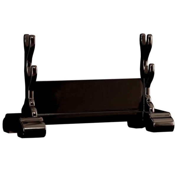 Black Lacquer Samurai Sword Stand