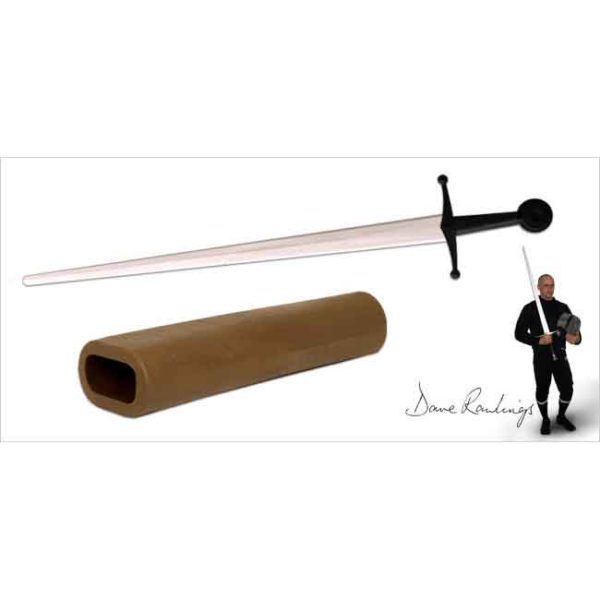 Brown Single Hand And Basket Hilt Sword Grip