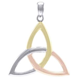 Tri-Color Triquetra Pendant