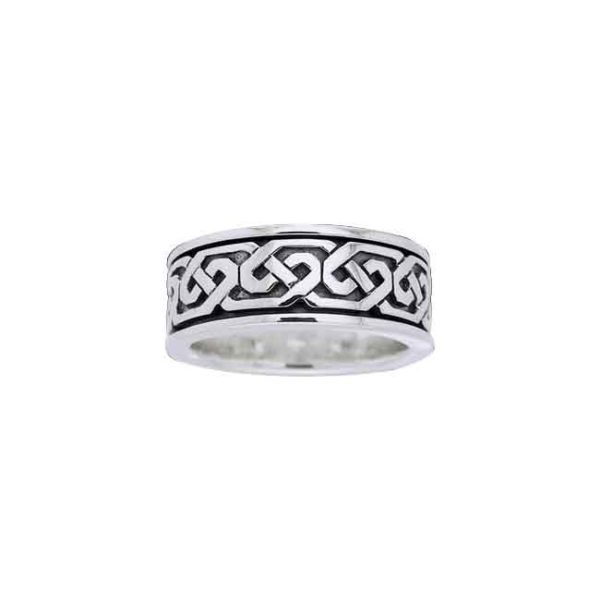 Celtic Knotwork Spinner Ring - PS-TRI771 - Medieval Collectibles