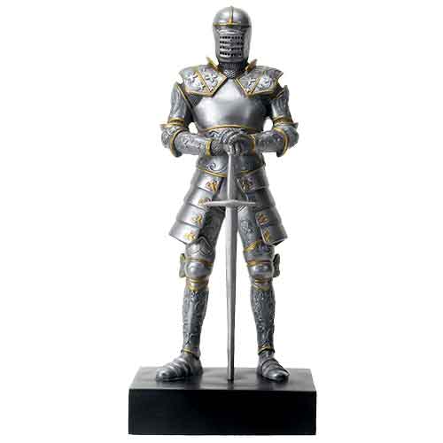 Ornate Armor Italian Knight Statue SC8437 Medieval Collectibles