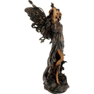 Stretching Fairy Garden Statue