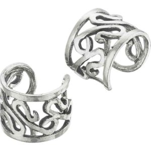 Sterling Silver Filigree Ear Cuffs