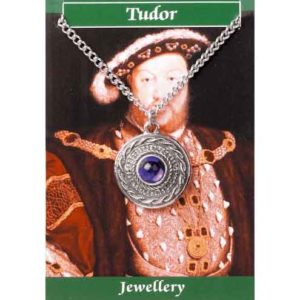 Pewter Henry VIII Gem Necklace