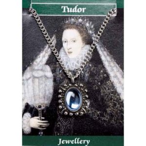 Pewter Elizabeth I Gem Necklace