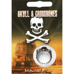 Pewter Pirate Gem Ring