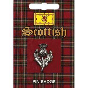 Scottish Thistle Pin Badge