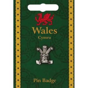 Prince of Wales Feathers Pin Badge