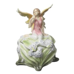 Fairy On Bluebell Trinket Box