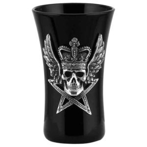 Winged Skull Shot Glass