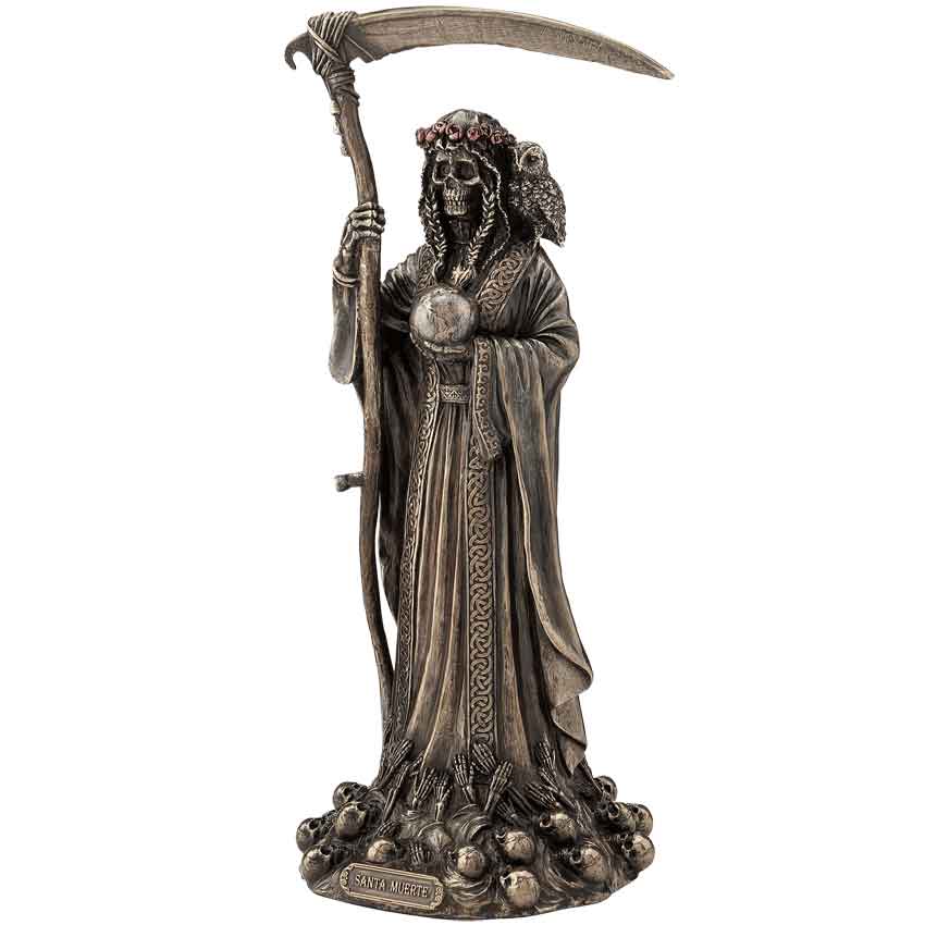 Santa Muerte Statue - WU-1562 - Medieval Collectibles