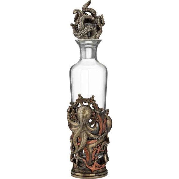 Steampunk Octopus Spirit Decanter