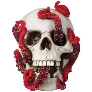 Abyss Lurks Within Skull Statue