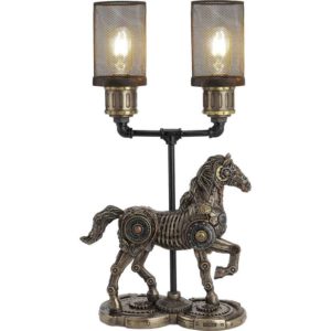 Steampunk Horse Lamp