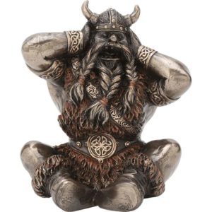 Hear No Evil Viking Statue