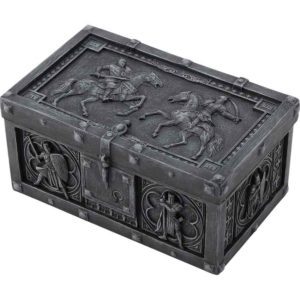 Battling Crusader Grey Trinket Box