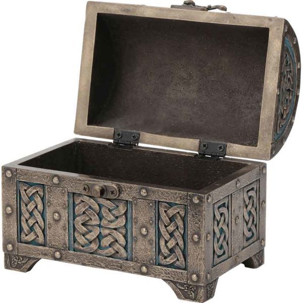 Celtic Knot Bronze Treasure Chest