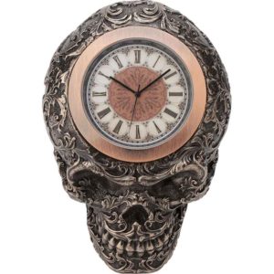 Decorative Flat Skull Clock