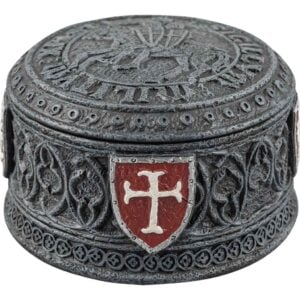 Templar Seal Grey Trinket Box