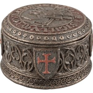 Templar Seal Bronze Trinket Box