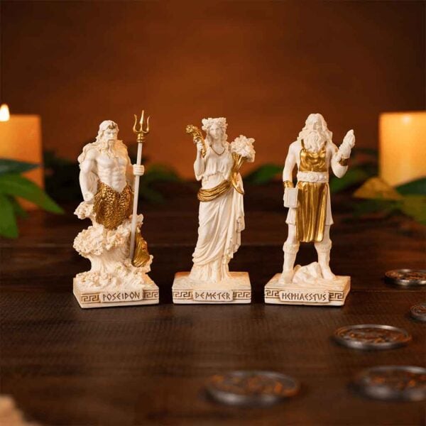 Greek Pantheon Statue Set