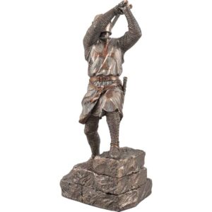 Knights Templar with Two Handed Sword Statue