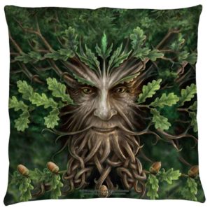 Large Anne Stokes Oak King Pillow